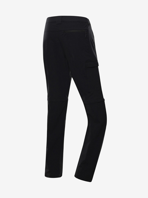 ALPINE PRO Pánské kalhoty s impregnací ALPINE PRO NESC černá