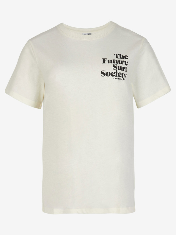 O'Neill Bílé dámské tričko O'Neill FUTURE SURF REGULAR T-SHIRT