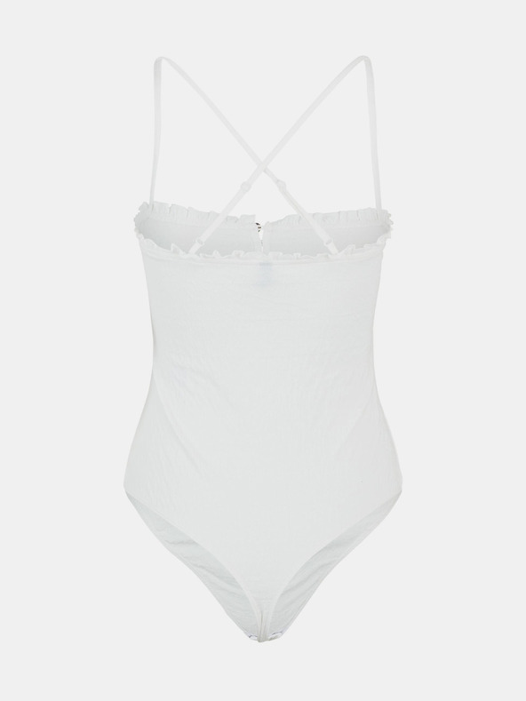 Pieces Bílé dámské body  Pieces Leaf