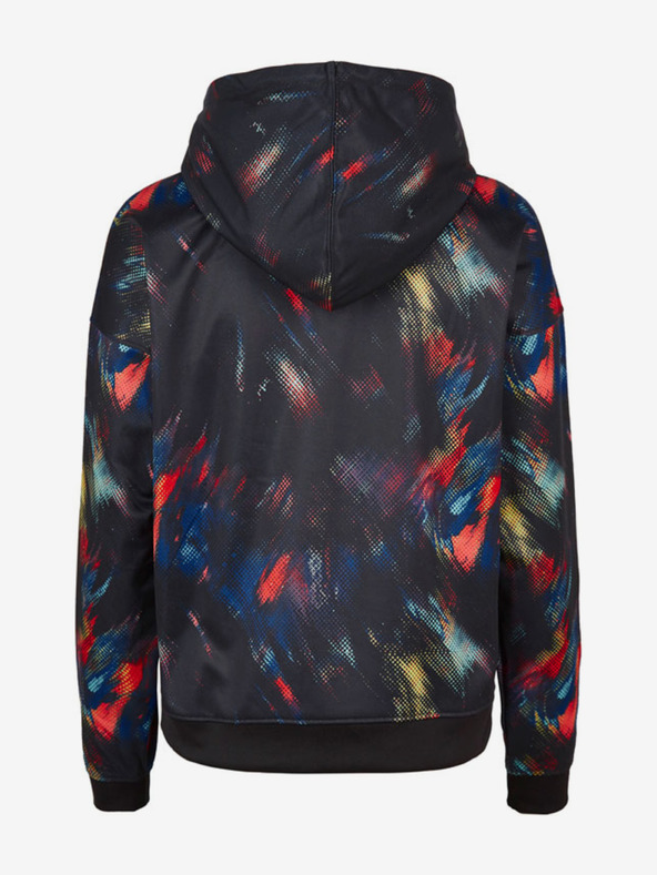 O'Neill Modro-černá dámská vzorovaná mikina s kapucí O'Neill RUTILE HOODED FLEECE