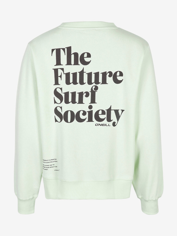 O'Neill Světle zelená dámská mikina O'Neill FUTURE SURF CREW