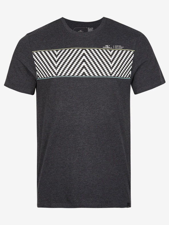 O'Neill Tmavě šedé pánské tričko O'Neill SNSC BAND T-SHIRT