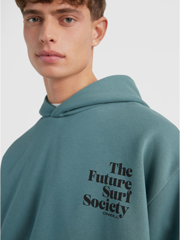 O'Neill Tyrkysová pánská mikina s kapucí O'Neill FUTURE SURF HOODIE