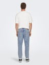 ONLY & SONS Modré pánské straight fit džíny ONLY & SONS Avi