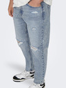 ONLY & SONS Modré pánské straight fit džíny ONLY & SONS Avi