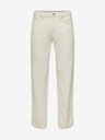 ONLY & SONS Krémové pánské straight fit džíny ONLY & SONS Edge