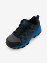 ALPINE PRO Modro-černé klučičí outdoorové boty ALPINE PRO Faro