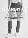 Tom Tailor Tmavě šedé dámské straight fit džíny Tom Tailor