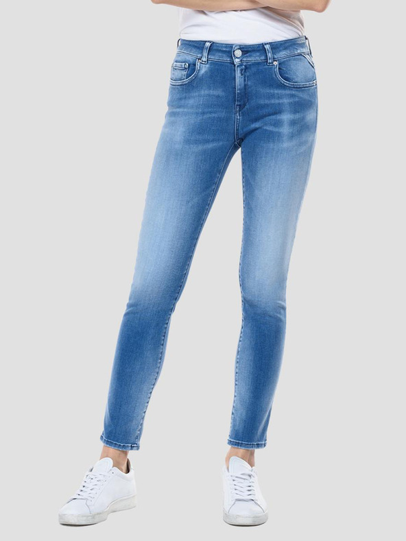 Replay Modré dámské slim fit džíny Replay