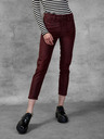 Diesel Vínové dámské zkrácené slim fit džíny Diesel