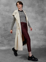 Diesel Vínové dámské zkrácené slim fit džíny Diesel