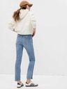 GAP Džíny slim Mid Rise Split-Hem Vintage GAP
