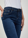 Orsay Tmavě modré zkrácené slim fit džíny ORSAY