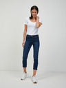 Orsay Tmavě modré zkrácené slim fit džíny ORSAY