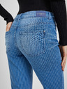 Orsay Modré dámské pruhované slim fit džíny ORSAY