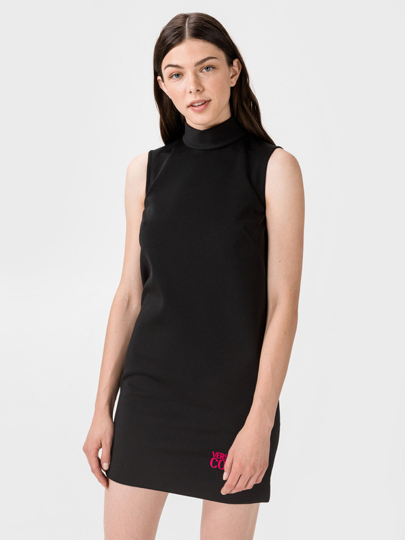 Versace Jeans Couture Černé krátké šaty Versace Jeans Couture