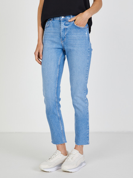 TALLY WEiJL Světle modré dámské zkrácené slim fit džíny TALLY WEiJL