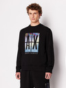 Armani Exchange Černá pánská mikina Armani Exchange
