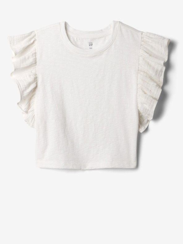 GAP Baby crop top s volánky GAP