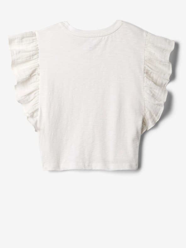 GAP Baby crop top s volánky GAP