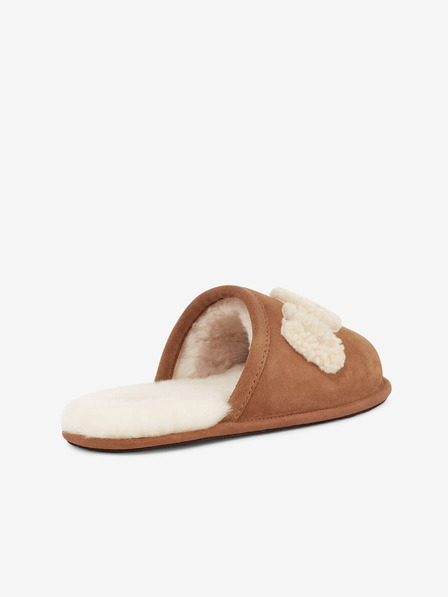 UGG Hnědá pánská semišová domácí obuv UGG Bailey Bow II