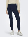 Jacqueline de Yong Tmavě modré dámské jeggings JDY Brooklyn
