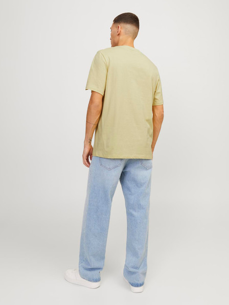 Jack & Jones Žluté pánské tričko Jack & Jones Summer