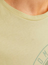 Jack & Jones Žluté pánské tričko Jack & Jones Summer