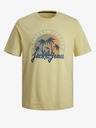 Jack & Jones Žluté pánské tričko Jack & Jones Summer