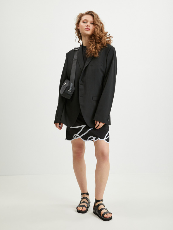 Karl Lagerfeld Černé dámské šaty KARL LAGERFELD