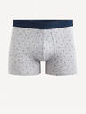 Celio Světle šedé pánské boxerky Celio Gibobord