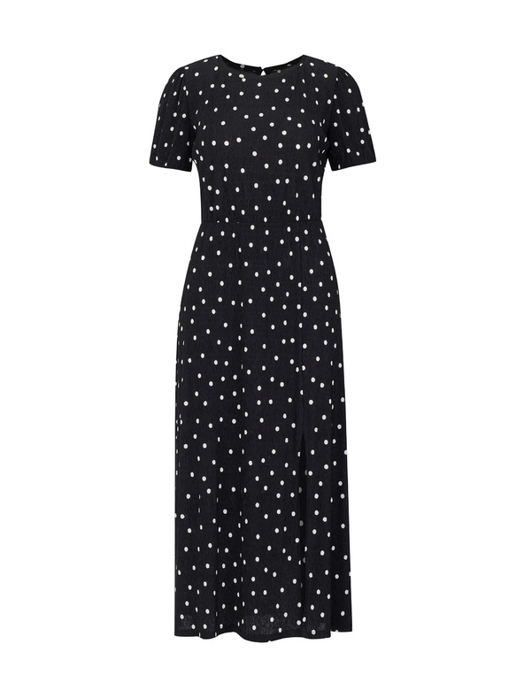 Orsay Černé dámské vzorované šaty ORSAY
