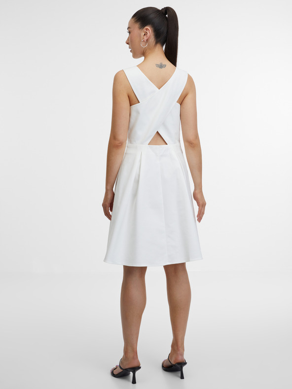 Orsay Bílé dámské šaty ORSAY