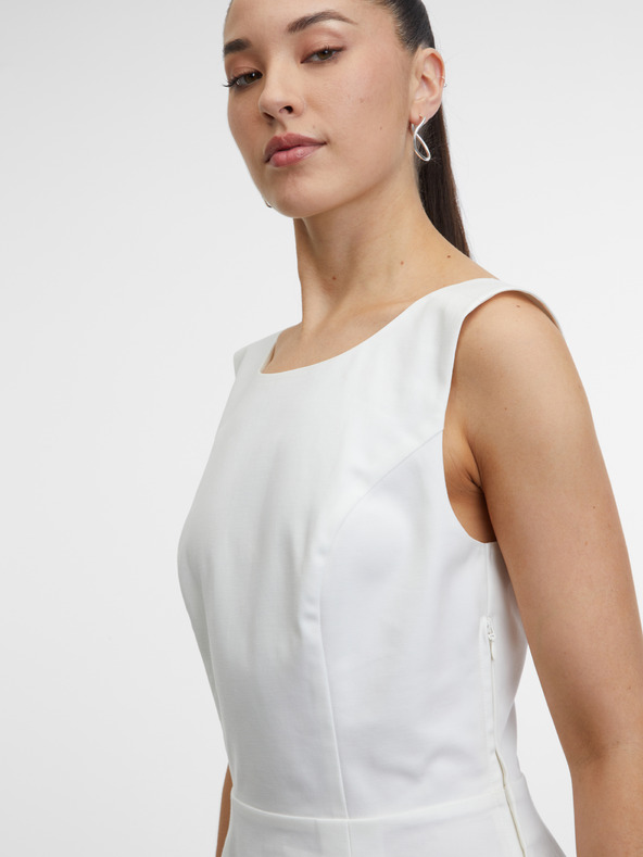 Orsay Bílé dámské šaty ORSAY