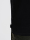 Ombre Clothing Černé pánské tričko Ombre Clothing