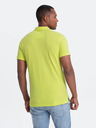 Ombre Clothing Světle zelené pánské polo tričko Ombre Clothing