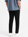 Ombre Clothing Černé pánské slim fit chino kalhoty Ombre Clothing
