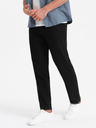 Ombre Clothing Černé pánské slim fit chino kalhoty Ombre Clothing