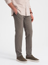 Ombre Clothing Hnědé pánské chino kalhoty Ombre Clothing