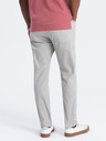 Ombre Clothing Světle šedé pánské chino kalhoty Ombre Clothing