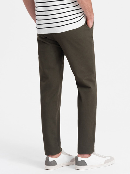 Ombre Clothing Khaki pánské chino kalhoty Ombre Clothing