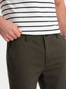 Ombre Clothing Khaki pánské chino kalhoty Ombre Clothing