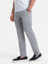 Ombre Clothing Šedé pánské chino kalhoty Ombre Clothing