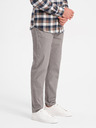Ombre Clothing Šedé pánské chino kalhoty Ombre Clothing