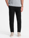 Ombre Clothing Černé pánské chino kalhoty Ombre Clothing