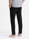 Ombre Clothing Černé pánské chino kalhoty Ombre Clothing