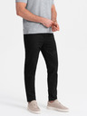 Ombre Clothing Černé pánské chino kalhoty Ombre Clothing