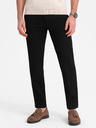 Ombre Clothing Černé pánské chino kalhoty Ombre Clothing