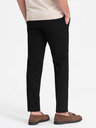 Ombre Clothing Černé pánské chino kalhoty Ombre Clothing