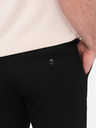 Ombre Clothing Černé pánské chino kalhoty Ombre Clothing
